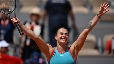 Fransa Açık'ta Aryna Sabalenka yarı finale yükseldi