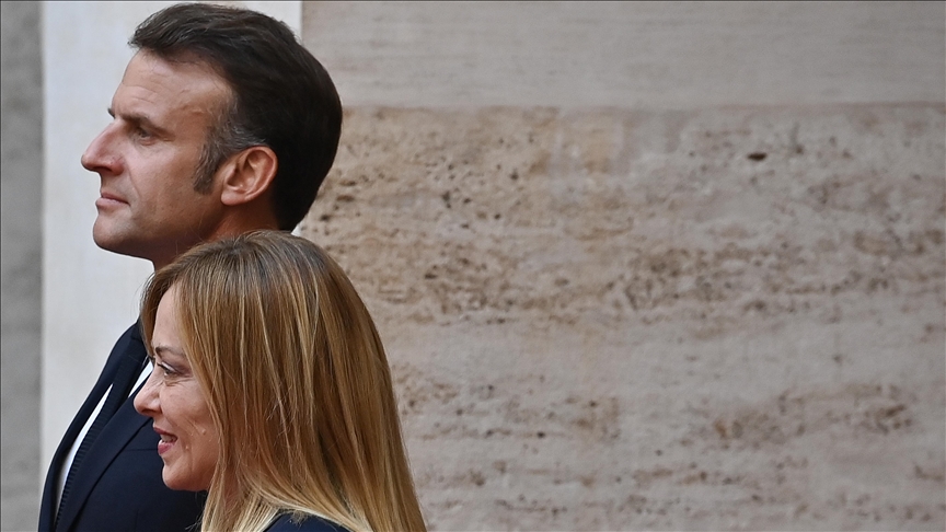 Italy’s Meloni meets with Macron, Fico with Ukraine and Gaza on agenda