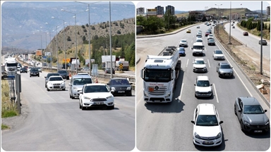 "Kilit kavşak" Kırıkkale'de bayram öncesi trafik yoğunluğu başladı