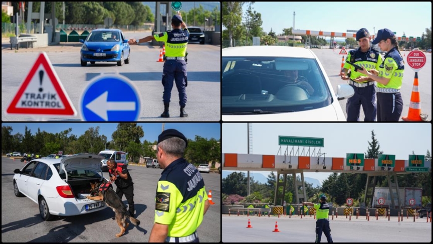 Otoyol jandarması trafik güvenliği için bayramı yolda geçirecek