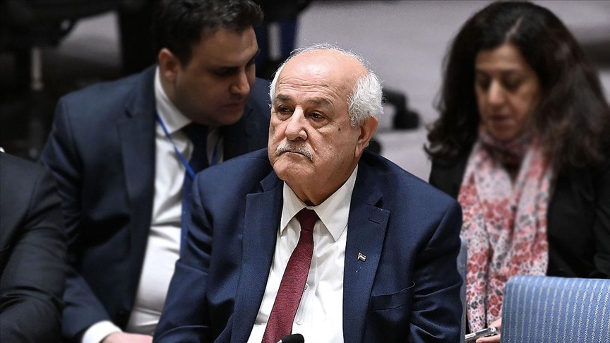 Filistin'in BM Daimi Temsilcisi, ABD'nin Gazze'de ateşkes öngören karar tasarısını veto etmesini eleştirdi