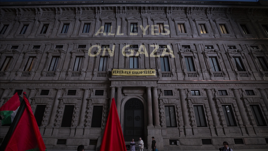 "Të gjithë sytë kah Gaza", mesazhi në Milano në shenjë solidariteti për Gazën