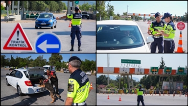 Otoyol jandarması trafik güvenliği için bayramı yolda geçirecek