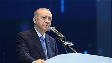 Serokomar Erdogan Eyda Qurbanê a serokan pîroz kir