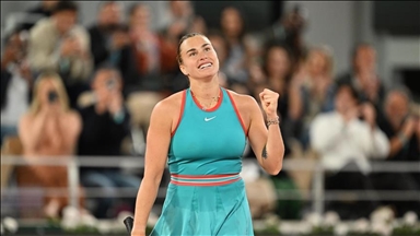 Aryna Sabalenka en finale de Roland-Garros après sa victoire contre Iga Swiatek