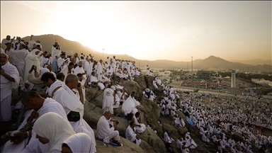 Nearly 2 million Muslim pilgrims ascend Mt Arafat for climax of Hajj pilgrimage