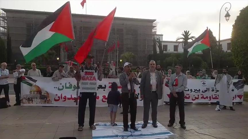 عشية العيد بالمغرب.. وقفة تطالب بإدخال المساعدات لغزة