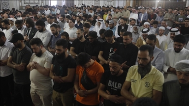 اقامه اولین نماز عید قربان پس از فروپاشی رژیم بعث در سوریه 