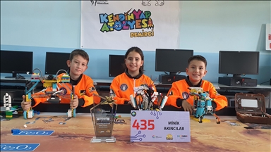 "Minik Akıncılar"ın hedefi Dünya Robot Olimpiyatı'nda şampiyonluk