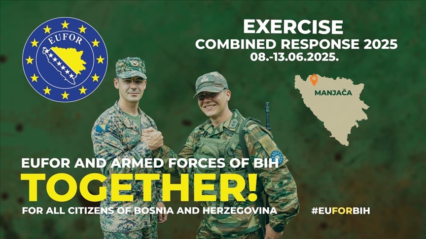 Zajednička vježba OSBiH i EUFOR-a "Kombinovani odgovor 25"