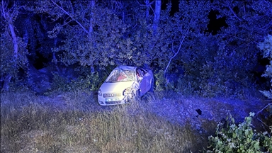 Li Tunceliyê otomobîl welgeriya şarampolê û ajokar birîndar bû