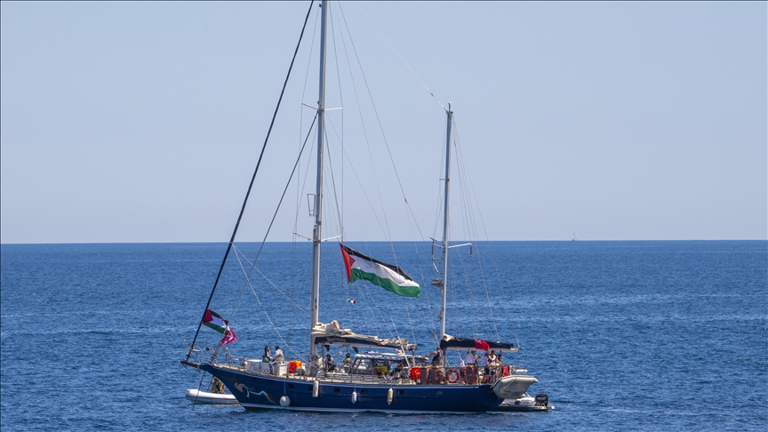 Israel preparing to intercept aid vessel 'Madleen' before it enters Gaza waters: Israeli media