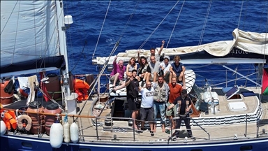 Aid boat Madleen enroute to Gaza hit with Israeli internet blockade in international waters