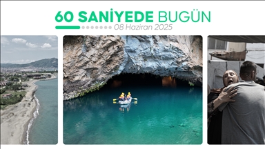 60 saniyede bugün (08 Haziran 2025)