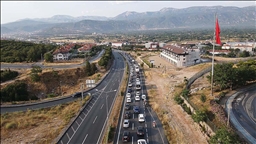 Yollarda bayram tatilinden dönüş yoğunluğu başladı