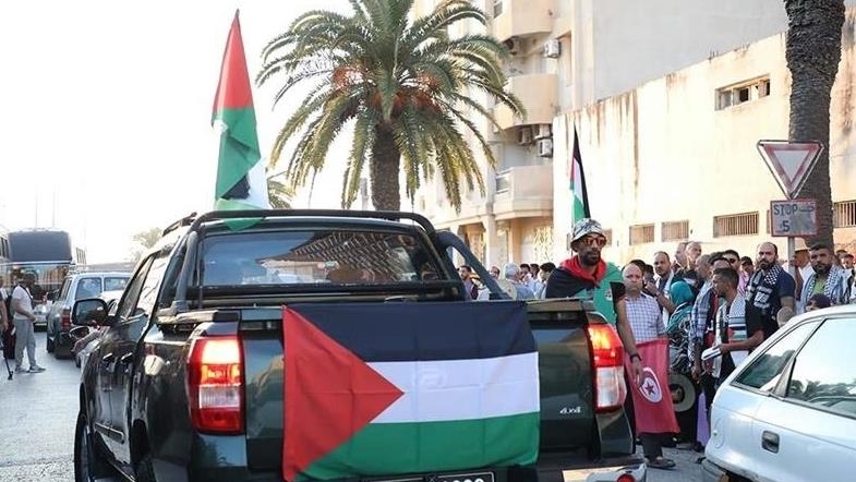 ليبيا.. قافلة "الصمود" المغاربية لكسر حصار غزة تقترب من طرابلس