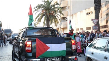 Gaza: Le "Convoi Maghrébin de la Résistance" est arrivé en Libye