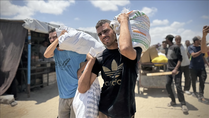 Filistin hükümeti, Rusya'nın Gazze Şeridi için gönderdiği 30 bin ton buğdayı teslim aldı