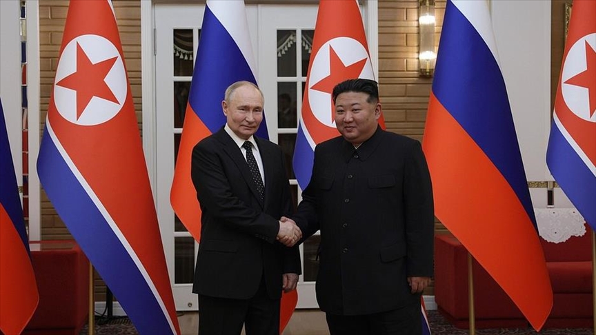 North Korea’s Kim sends congratulatory letter to Putin on Russia Day
