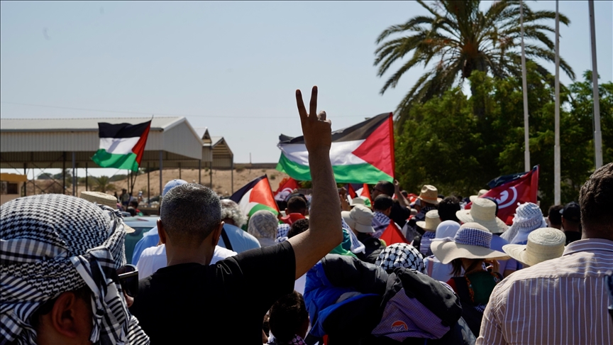 Конвојот на отпорот од Магреб во обид да ја пробие израелската блокада пристигна во Либија