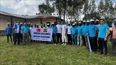 AK Parti, Etiyopya'da kurban kesimi ve dağıtımı yaptı