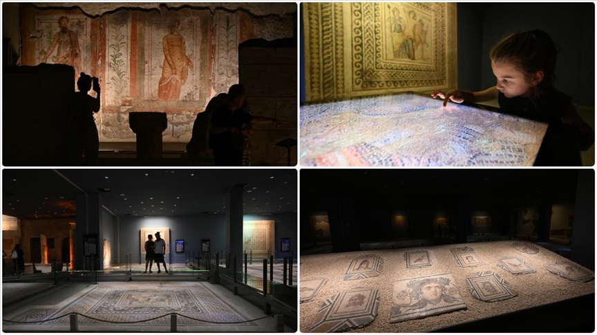 Zeugma Mozaik Müzesi'ni bayramda 15 bin 600 kişi ziyaret etti
