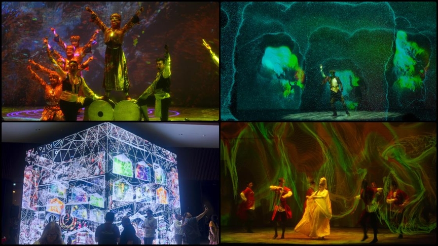 "5. İstanbul Dijital Sanat Festivali" AKM'de sanatseverlerle buluştu