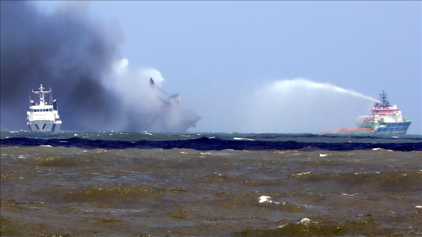 India continues efforts to prevent 'potential ecological disaster' as cargo vessel fire continues on 4th day