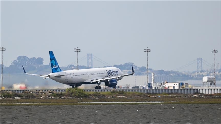 JetBlue flight skids off runway at Logan Airport in Boston, no injuries reported