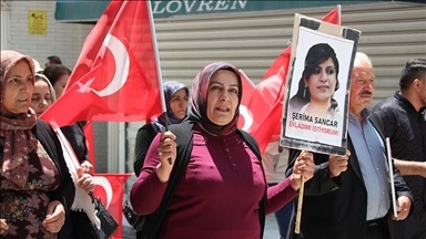 Vanlı aileler, DEM Parti İl Başkanlığı önündeki eylemlerini sürdürdü