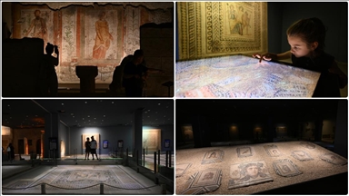 Zeugma Mozaik Müzesi'ni bayramda 15 bin 600 kişi ziyaret etti