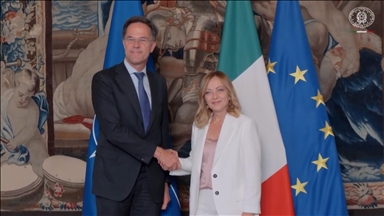 Meloni et Rutte se rencontrent à Rome avant le sommet transatlantique à La Haye