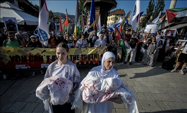 U Sarajevu održana protestna šetnja za Palestinu: Ne možete spaliti istinu