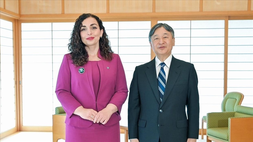 Presidentja Osmani pritet në takim nga Perandori i Japonisë, Naruhito