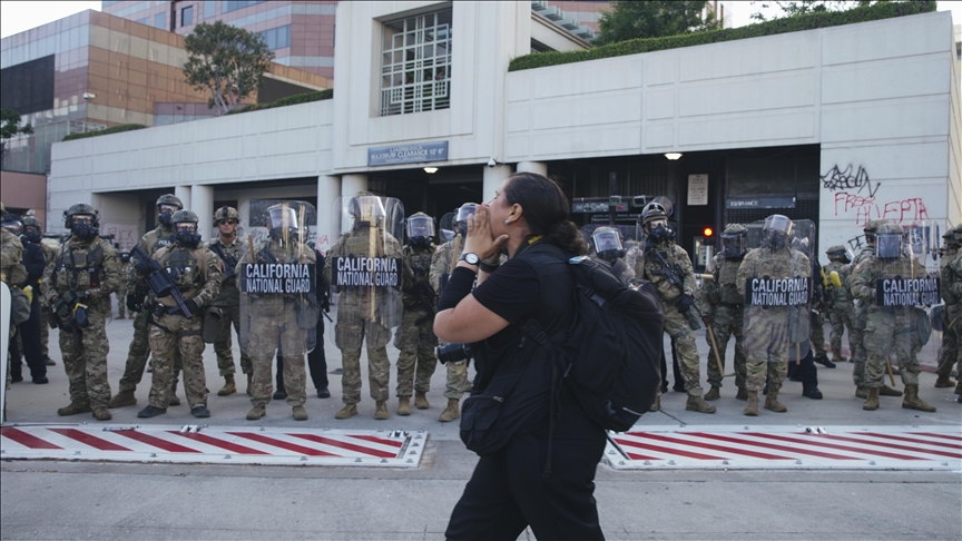 US troops in Los Angeles have not detained anyone: Military official