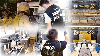 İstanbul'da uyuşturucu imalatçılarına yönelik operasyonda 2,5 milyondan fazla hap ele geçirildi