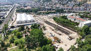 Körfezray Metro Projesi'nde çal谋艧malar sürüyor