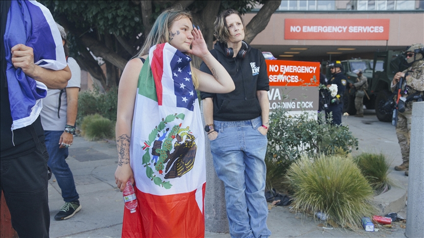Mexican president slams use of national flag in US protests as provocation