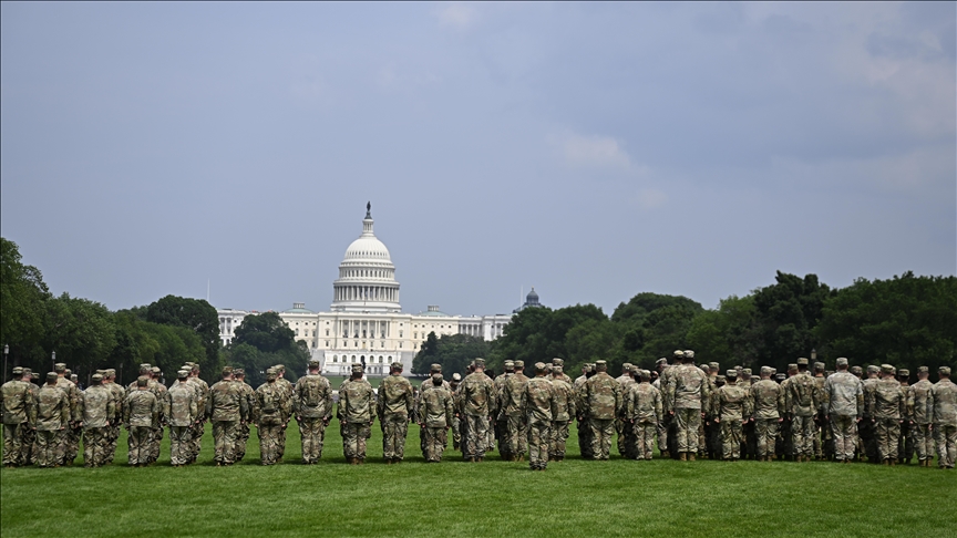Military parade in Washington DC to mark US Army's 250th anniversary