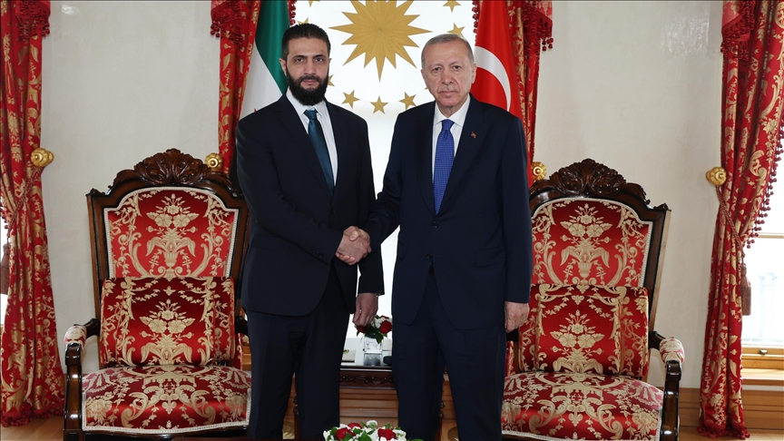 Türkiye's President Erdogan, Syrian counterpart Sharaa discuss Israel-Iran conflict