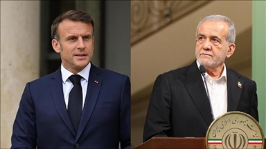 Macron s'entretient avec le président iranien