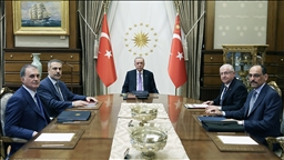 Cumhurbaşkanı Erdoğan başkanlığında güvenlik toplantısı gerçekleştirildi