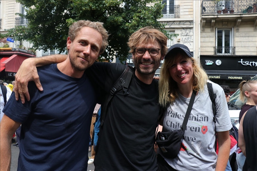 “Briser le siège, stopper le génocide”, les voix de la flottille Madleen témoignent à Paris