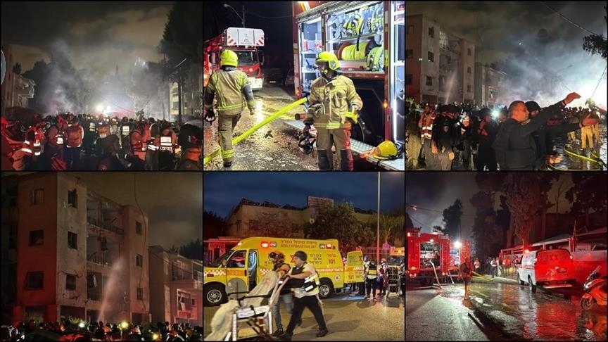 Service national de secours d’Israël : Au moins 9 blessés après un nouveau tir de missile iranien