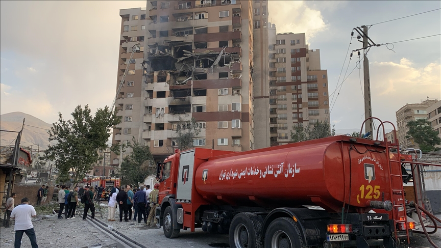 إسرائيل تستهدف مبنى مديرية الشرطة في طهران