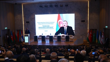 Azerbaycan Cumhurbaşkanı Aliyev, adil dünya düzeninden yana olduklarını belirtti