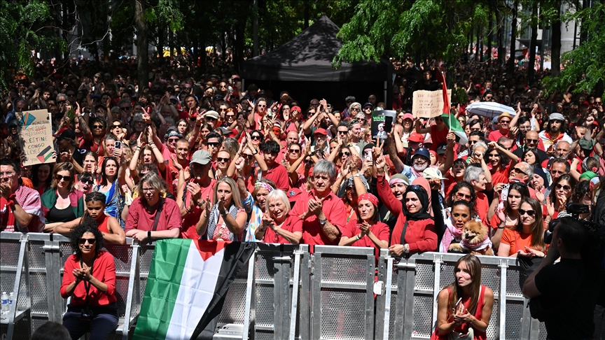 Thousands rally in Brussels, demanding sanctions against Israel over Gaza genocide