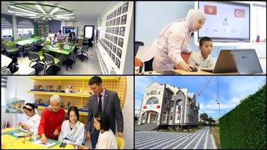 Türkiye'nin Kırgızistan'da kurduğu "Bilim Bişkek" çocukların bilimle iletişimini geliştiriyor