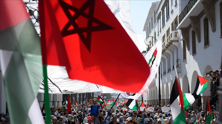 المغرب.. العشرات بمراكش يتظاهرون ضد الإبادة الإسرائيلية في غزة