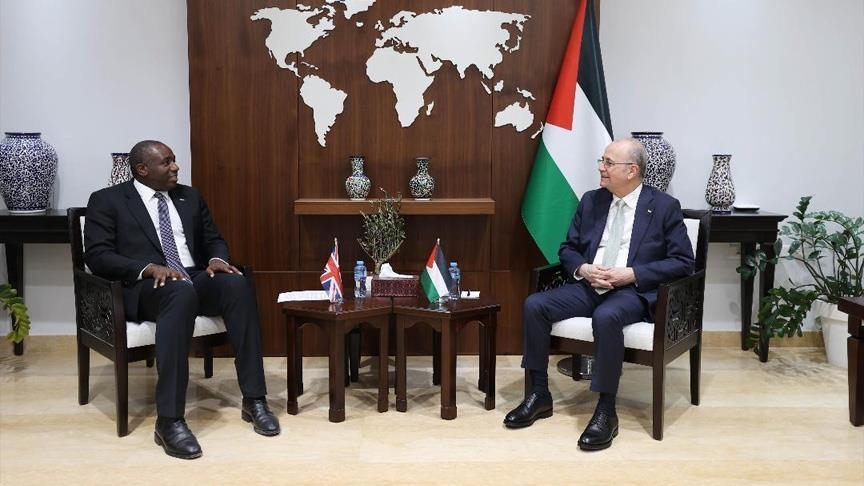 فلسطين وبريطانيا تبحثان وقف حرب غزة وتداعيات تصعيد إيران وإسرائيل